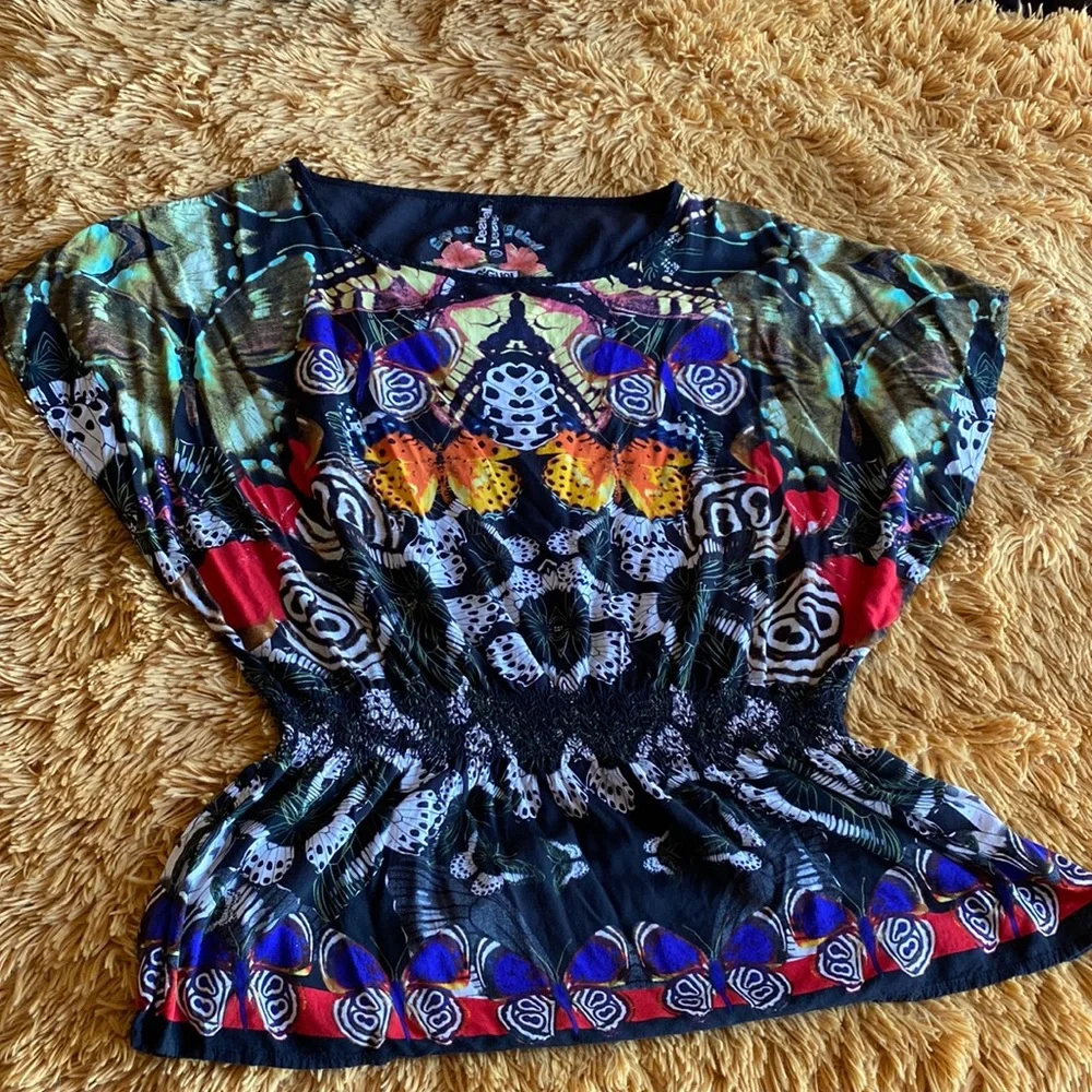 Desigual Butterfly Blouse - Picture 2 of 5